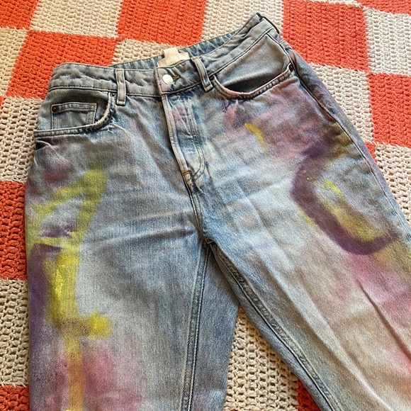 Size 6 womens straight leg H&M high rise jeans - Picture 3 of 17